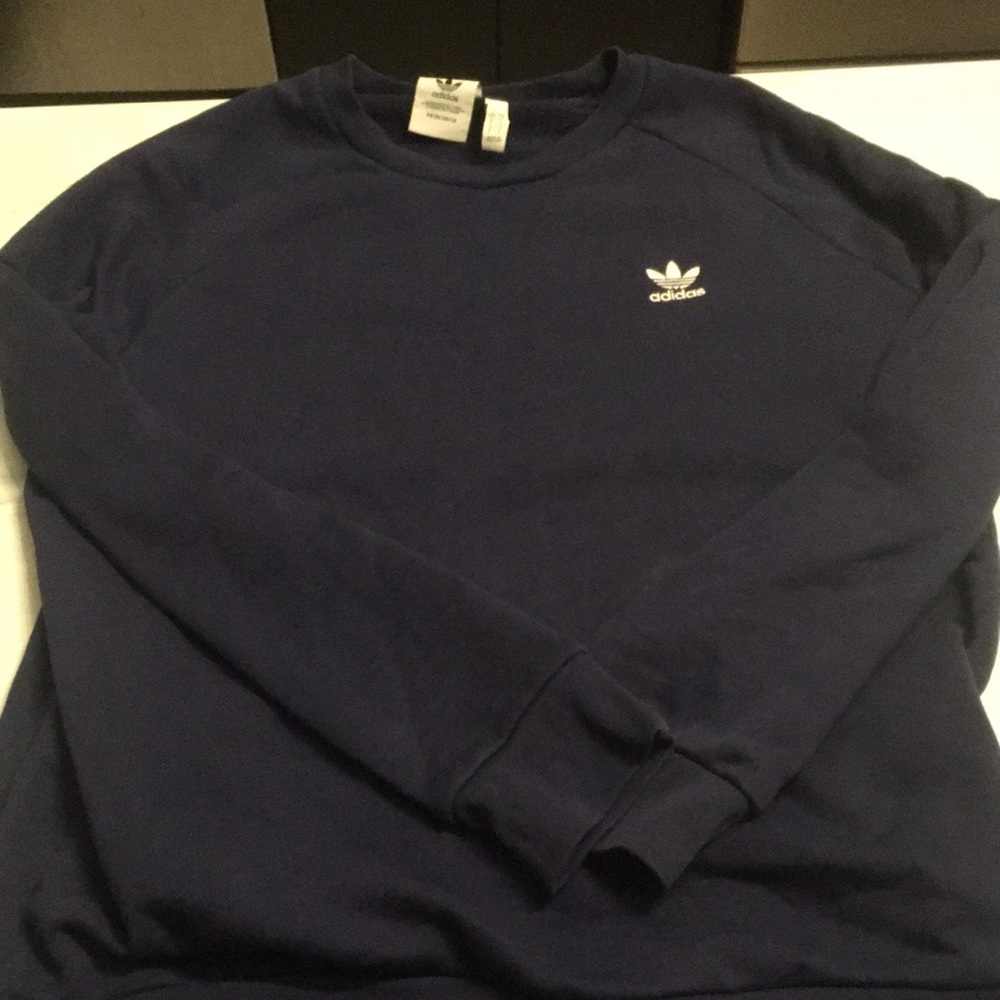 Navy blue ADIDAS pullover